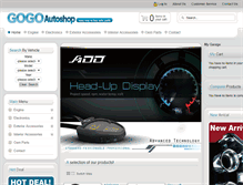 Tablet Screenshot of gogoautoshop.com